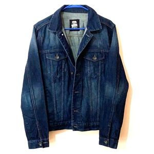 Denim Men’s Jean Jacket Dark Blue Route 66 Small